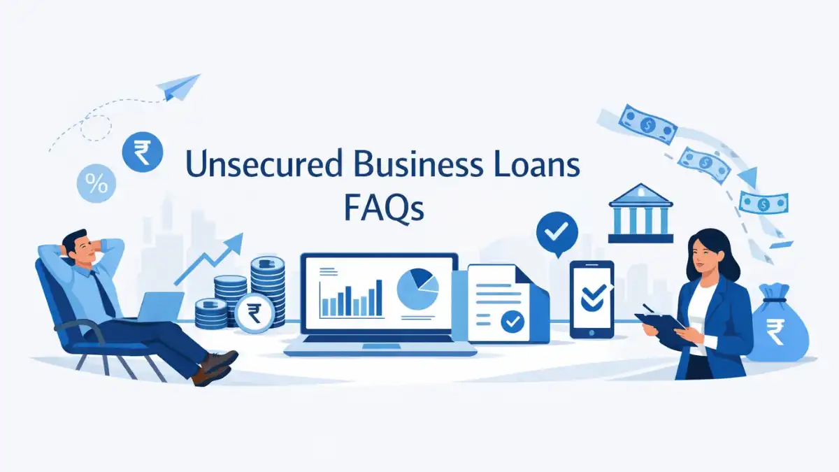 Professional finance blog image featuring Indian business professionals related to unsecured business loans faqs - terkar capital explore faqs on unsecured business loans in india and how terkar capital supports cfos, promoters & dir, with finan
