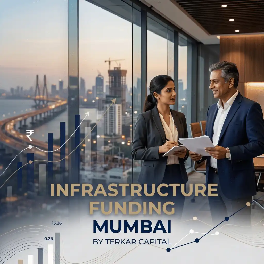 Indian professionals in business finance with subtle financial charts and graphs over a soft corporate office backdrop. Clean center space, realistic lighting and a premium corporate style convey business growth, trust and growth.