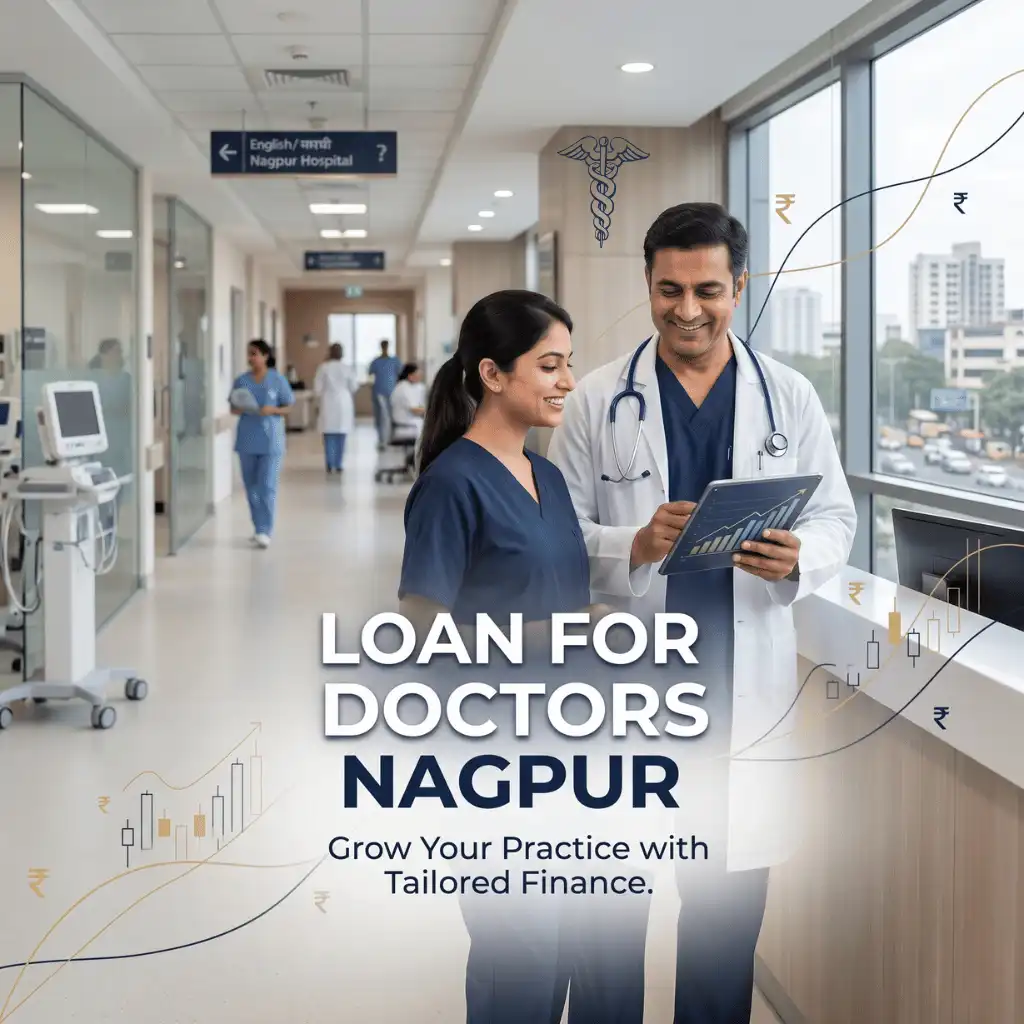 Indian professionals in business finance with subtle financial charts and graphs over a soft corporate office backdrop. Clean center space, realistic lighting and a premium corporate style convey business growth, trust and growth.