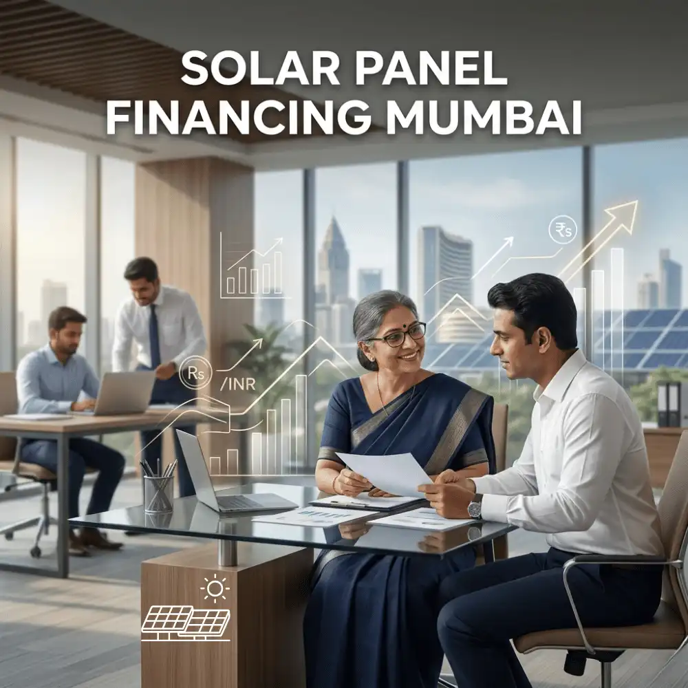Indian professionals in business finance with subtle financial charts and graphs over a soft corporate office backdrop. Clean center space, realistic lighting and a premium corporate style convey business growth, trust and growth.
