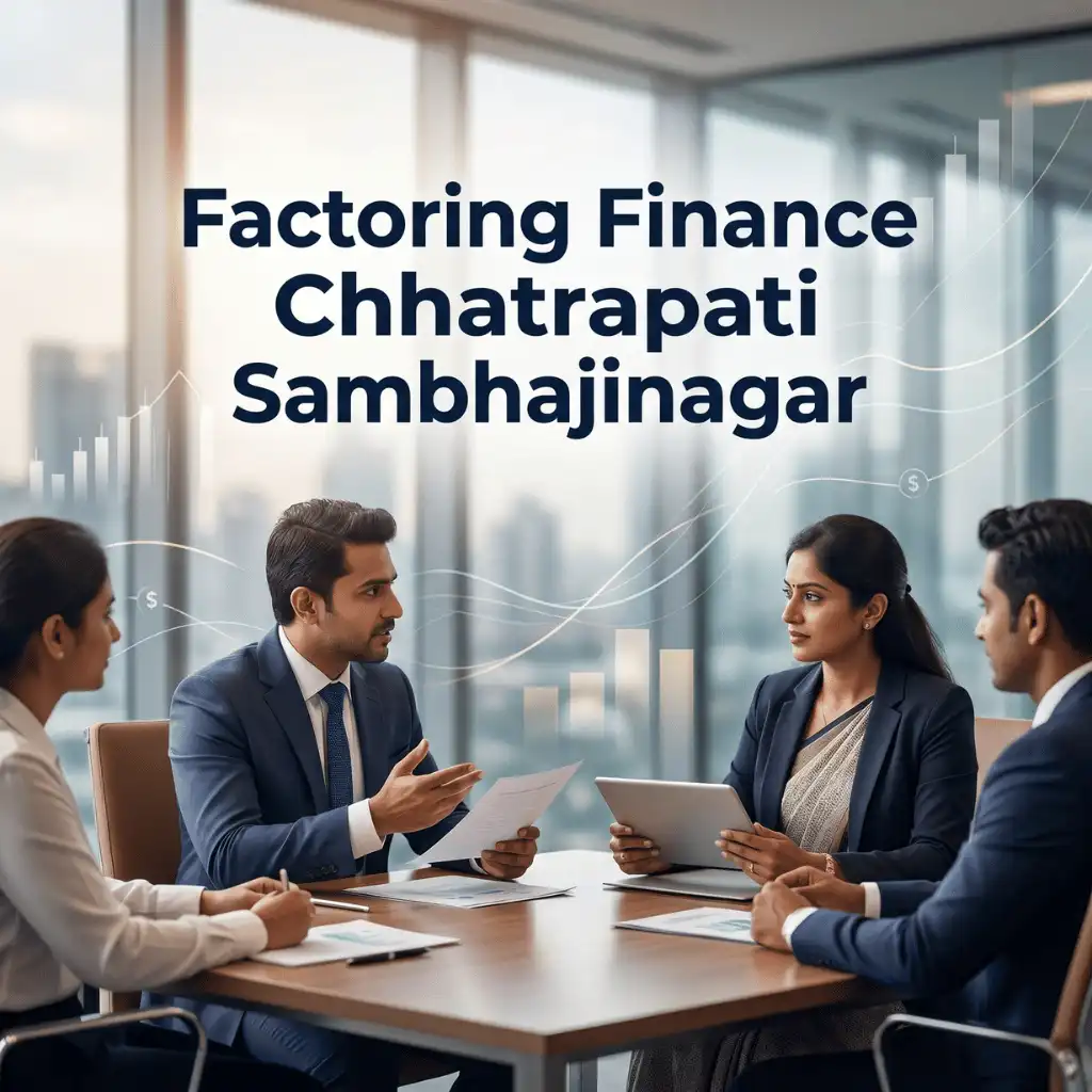 Indian professionals in business finance with subtle financial charts and graphs over a soft corporate office backdrop. Clean center space, realistic lighting and a premium corporate style convey business growth, trust and growth.