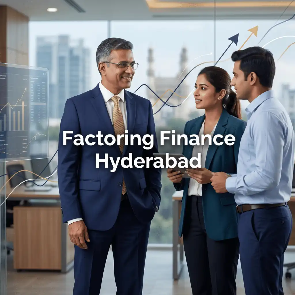Indian professionals in business finance with subtle financial charts and graphs over a soft corporate office backdrop. Clean center space, realistic lighting and a premium corporate style convey business growth, trust and growth.