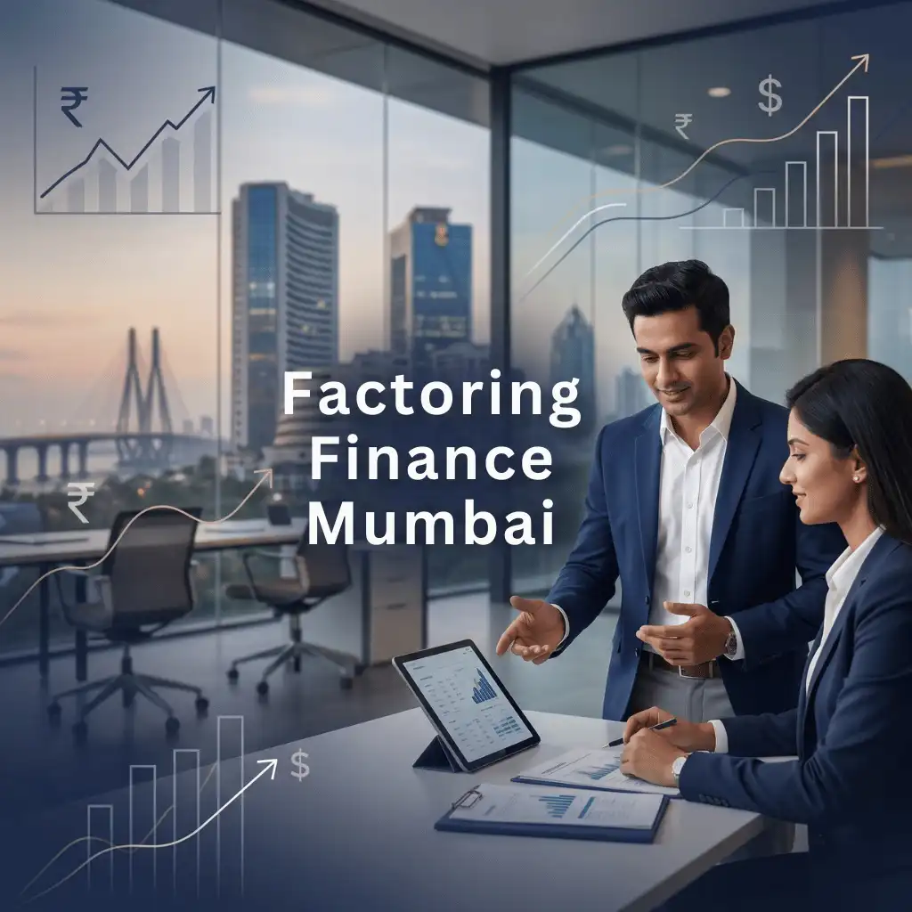 Indian professionals in business finance with subtle financial charts and graphs over a soft corporate office backdrop. Clean center space, realistic lighting and a premium corporate style convey business growth, trust and growth.