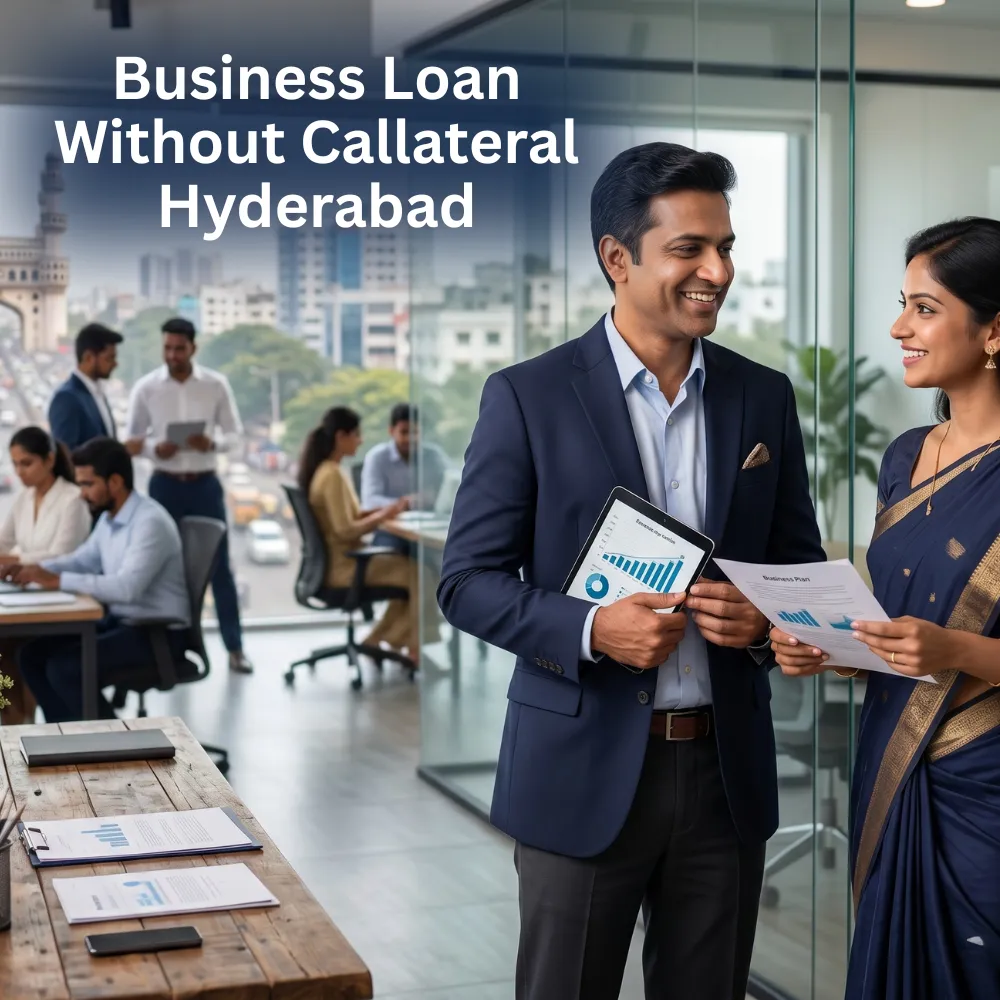 Indian professionals in business finance with subtle financial charts and graphs over a soft corporate office backdrop. Clean center space, realistic lighting and a premium corporate style convey business growth, trust and growth.