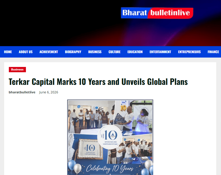Bharat Bulletin Live site image