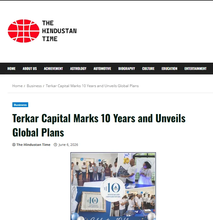 The Hindustan Time site image